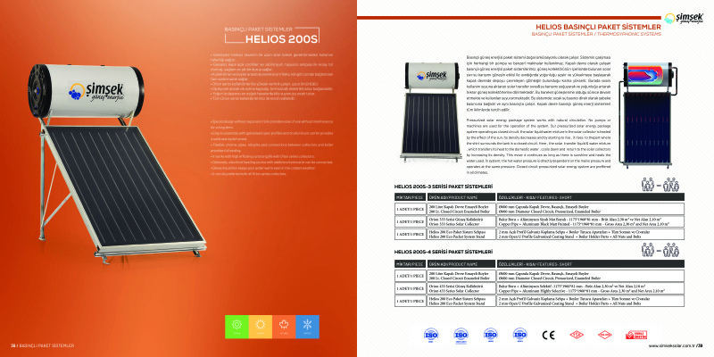 Helios 200S Serisi Basınçlı Paket Sistem