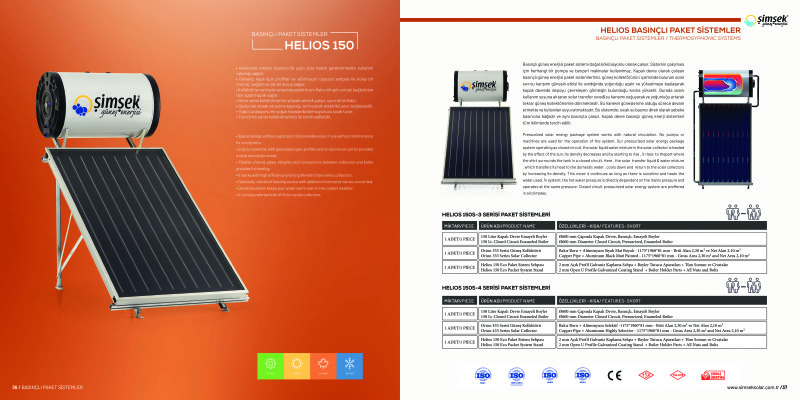 Helios 150 Serisi Basınçlı Paket Sistem