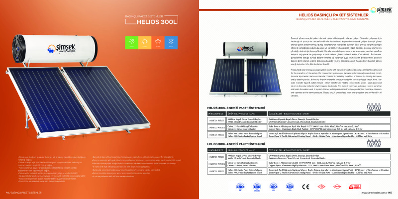 Helios 300L Serisi Basınçlı Paket Sistem